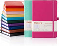 Heture Hardcover Notebooks, A5 Lined Journals Notebook for Writing 160 Pages, 8.2 x 5.5 inch, Colors Classic Ruled Notebooks for College/Work/Travel (Assorted Color, 12 Pack)