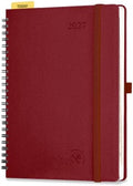 POPRUN 2027 Planner, 6.75" x 8.5" Weekly Calendar Book, Day Planner 2027