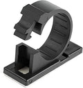 StarTech 100 Adhesive Cable Management Clips, Black, TAA, Sticky (CBMCC3)