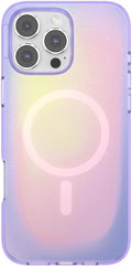 PopSockets iPhone 16 Pro Max Phone Case with MagSafe, Wireless Charging Compatible, Purple - Aura