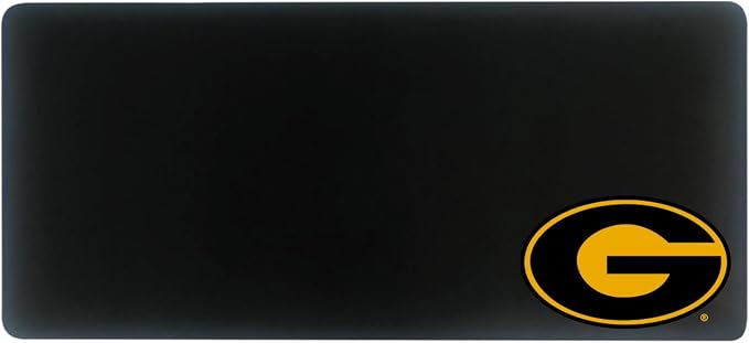Grambling State University Classic Cloth Desk Mat, Durable Office Supplies, Non-Slip Base, Responsive Desk Pad with Smooth Cloth Surface, Black