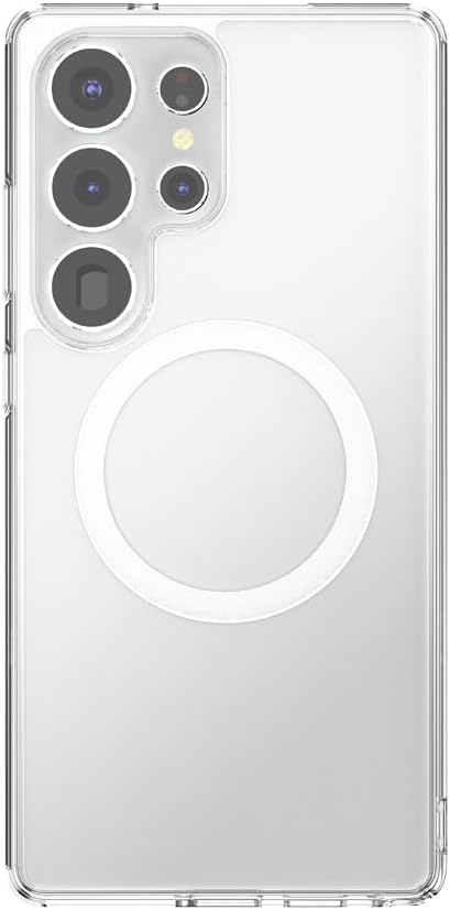 PopSockets Samsung Galaxy S25 Ultra Phone Case MagSafe- Clear | Compatible with MagSafe PopSockets, Drop Protection, Clear, Translucent, iPad, Removable, Popper