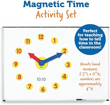 Learning Resources Magnetic Time Activity Set