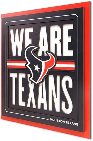 YouTheFan NFL Houston Texans Slogan Series 3D Wall Art