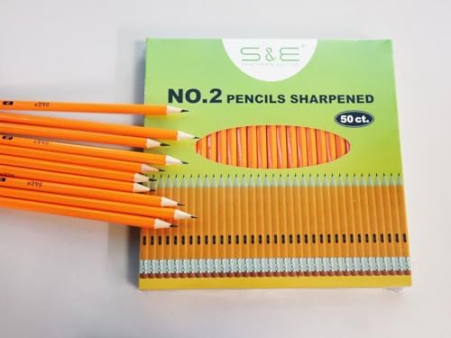 S & E TEACHER'S EDITION Wooden Pencils, 50Pcs