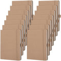 Laumoi 14 Pack Hardcover Lined Journal Notebooks Bulk,Milk Tea,A5