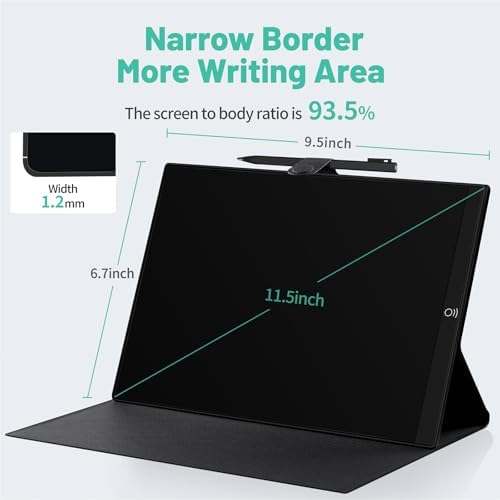 LCD Writing Tablet for Adults: 11.5 Inch Drawing Board with PU Leather Case