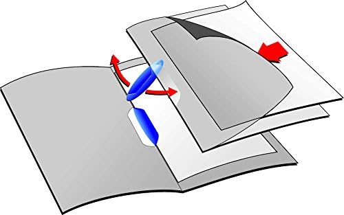 Durable Report Cover with SWINGCLIP - Letter-Size 8.5" x 11" Inches - Holds Up to 30 Pages - Clear Cover and Dark Blue Border - Pack of 5