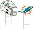 NFL Logo & Helmet 2 Pack Yard Sign Set
