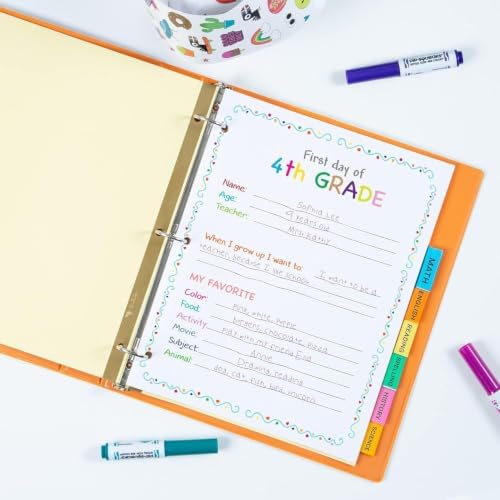 Avery 8-Tab Binder Dividers for School,Medical Office Supply,or Home Organization,Insertable Multicolor Big Tabs,Sets (11111),(Pack of 48)