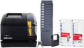 Pyramid Time Systems - 3600SSK1 Time Clock and Document Stamp | With SmartSite LED Alignment and Tri-View Window, Includes 125 Time Cards, Time Card Rack, Ribbon, 2 Security Keys