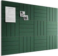 Bumusty 48" x 36" Large Cork Board Alternative, Pine Green