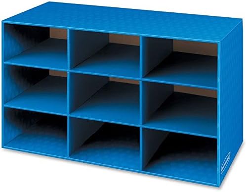 Bankers Box 9-Compartment Cubby Organizer, 16" x 28 1/4" x 13"