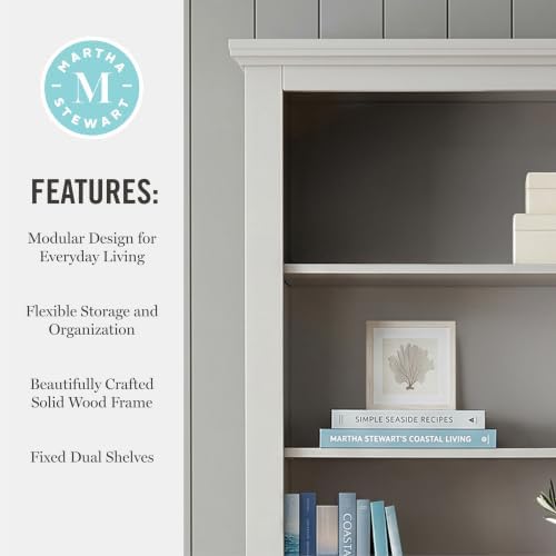 Martha Stewart Lily Pond Modular Hutch, Sharkey Gray