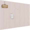 JBER Large Cork Board Alternative 72" x 48" - 24 Pack Self-Adhesive Felt Bulletin Board Tiles, Pin Board Vision Board for Walls, Office & Home Decor (Light Camel)