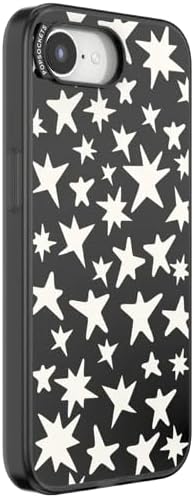PopSockets iPhone 16/17E Phone Case with MagSafe- Starstruck | Magnetic, Wireless Charging, Camera & Drop Protection, Electronic Accessories, For iPad/Kindle/iPhone/Android