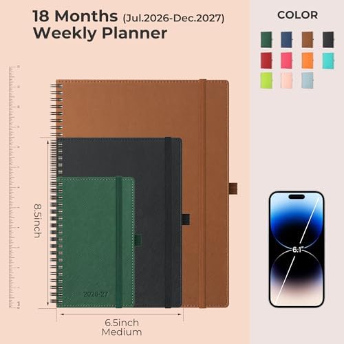 Planner 2026-2027 Daily Daily Weekly and Monthly,8.5"x6.5"