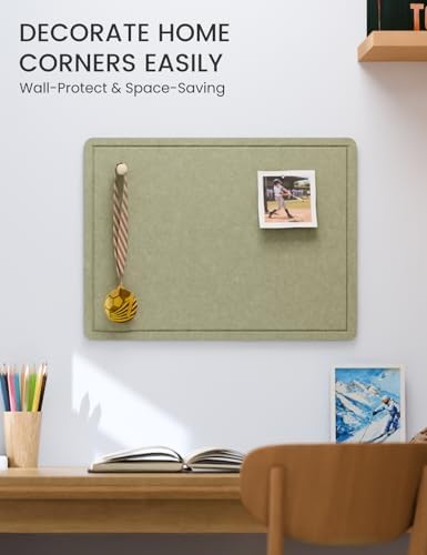 Fluxynara 23.6" x 17.1" Bulletin Board, Sage