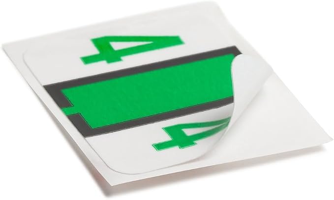 Smead BCCRN Bar-Style Color-Coded Numeric Label, 4, Label Roll, Light Green, 500 Labels per Roll (67374)