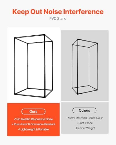 VEVOR Portable Vocal Booth 6.56 ft Pro-Grade Echo-Free Recording Booth