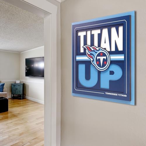 YouTheFan NFL Tennessee Titans Slogan Series 3D Wall Art