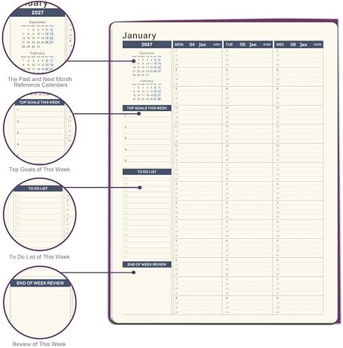 2027 Appointment Book/Planner - Weekly Appointment Book
