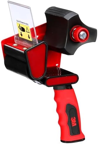 3M Scotch Box Sealing Tape Dispenser HR83, Portable, Versatile, 3 in