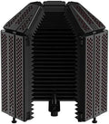 XTUGA MIS02 Recording Microphone Isolation Shield, 5 Panels Soundproof Foam