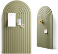Large Arched Felt Bulletin Board 47.2''×25.5'', Olive Green