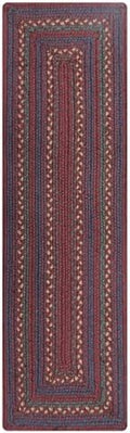 Homespice Jamestown Braided Table Runner for Country Decor, Rect 11x36