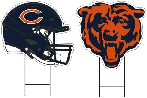 NFL Logo & Helmet 2 Pack Yard Sign Set