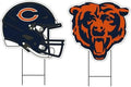 NFL Logo & Helmet 2 Pack Yard Sign Set