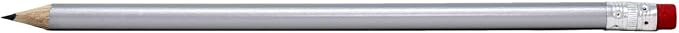 Pencil Guy Round Silver Sharpened Pencils