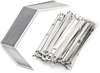 Rengue Paper Binding Fastener 50PCS File Fasteners, Metal Prong Binders for Document Paper Organization School Office Office Supplies