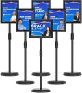 8.5x11 Sign Stands for Display, Adjustable Sign Holder Black 7-Pack