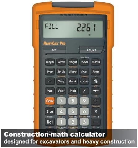 Calculated Industries 4325 HeavyCalc Pro Construction Math Calculator