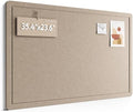 Fluxynara 35.4" x 23.6" Bulletin Board, Taupe