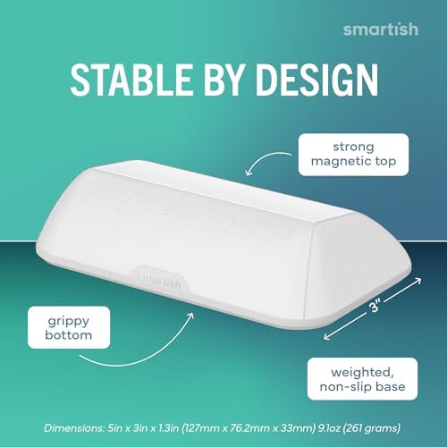 Smartish Magnetic Cord Holder, Bigger Cable Wrangler, Office Desk Organizer