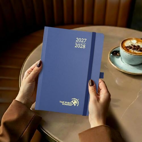 POPRUN Monthly Planner 2027-2028, 6.25" x 8.5", 18-Month Calendar Book