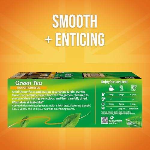 Twinings Decaffeinated Green Tea Bags, 100 CT Box (1 Pack)