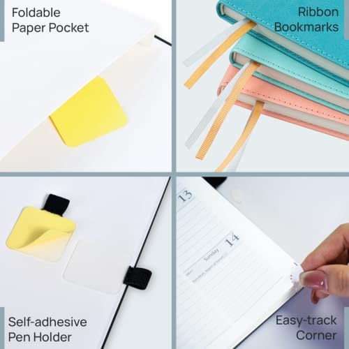 POPRUN Pocket Calendar 2027 for Purse, Weekly & Monthly Planner Pocket Size