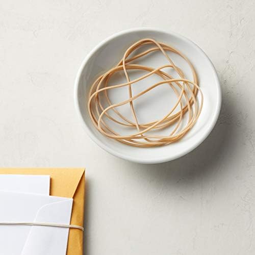 Amazon Basics Rubber Bands, Office Supplies, Size 19 (3-1/2 x 1/16 Inch), Stretchy, 1250 Bands/1 lb. Pack, 6-Pack, Tan