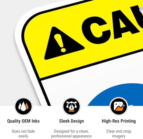Hard-Hat and Safety Vest Required Sign, ANSI Caution Sign,