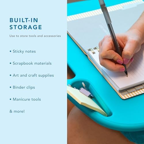 LAPGEAR MyDesk Lap Desk – Turquoise, 12-Pack, Fits 15.6” Laptops