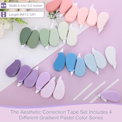 Chivao 100 Pack Mini Correction Tape Bulk for School, Office