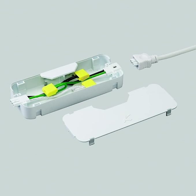 Kichler 10570WH Under Cabinet Accessories Wire Module, White Material (Not Painted)