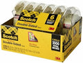 Scotch Double Sided Tape, 1/2 in x 500 in, 6 Dispensered Rolls (Pack of 16, 96 Count Total)