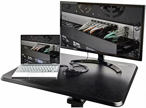 StarTech Mobile Standing Desk, Portable Sit, Wheels (STSCART2)