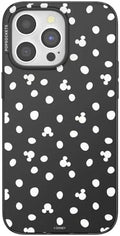 PopSockets iPhone 15 Pro Max Phone Case w/MagSafe- Mickey Dots Black