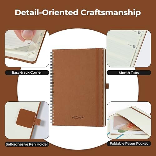 Planner 2026-2027 Daily Daily Weekly and Monthly,8.5"x6.5"